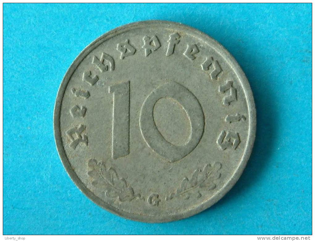 1940 G / KM 101 - ( For Grade, Please See Photo ) ! - 10 Reichspfennig