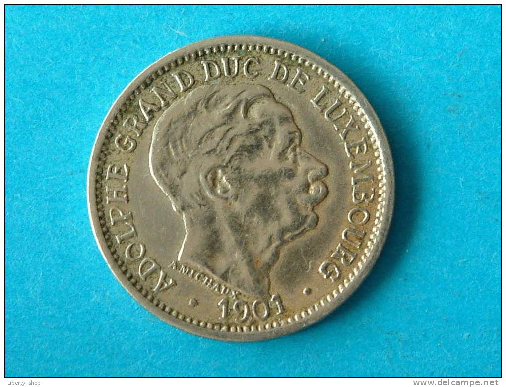 1901 - 10 Centimes XF / KM 25 - ( For Grade, Please See Photo ) ! - Luxembourg