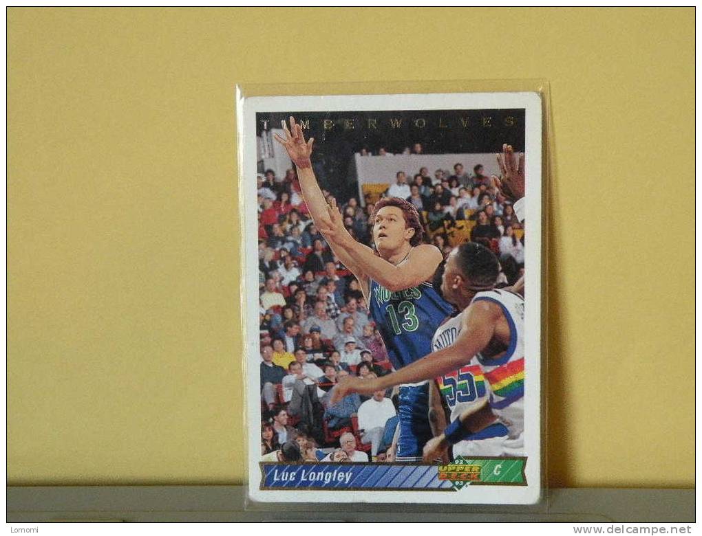 *Carte  Basketball, 1992/93/94 - Luc Longley - N° 208  - 2 Scan - Minnesota Timberwolves