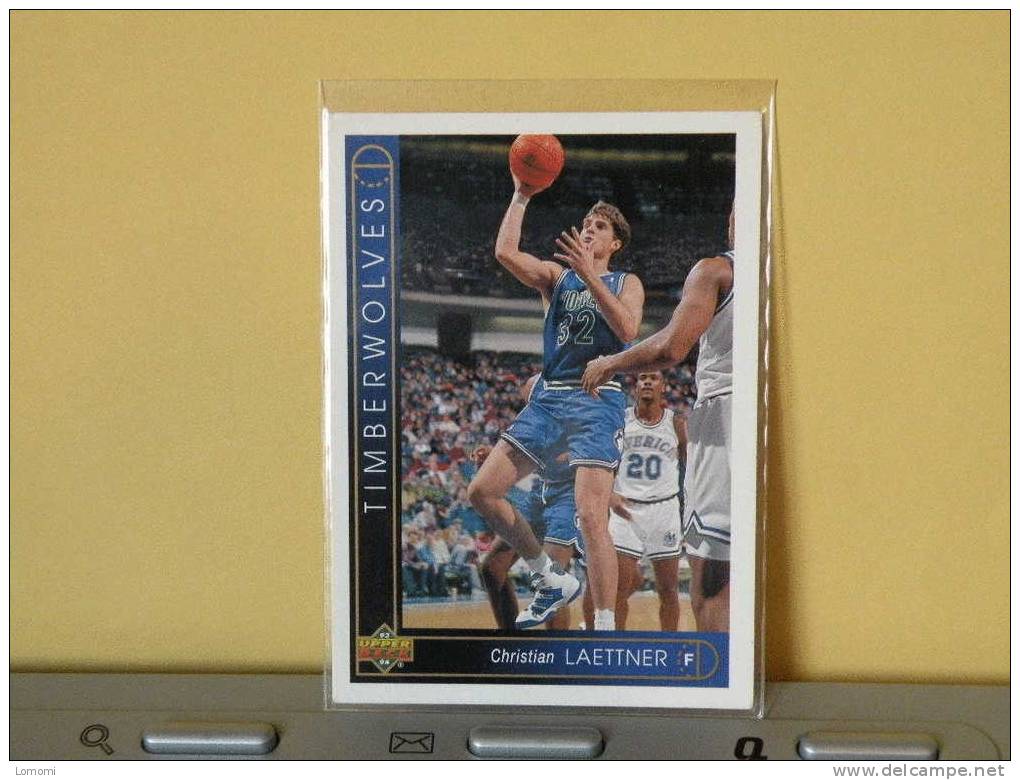 *Carte  Basketball, 1992/93/94 - Christian LAETTNER - N° 153  - 2 Scan - Minnesota Timberwolves