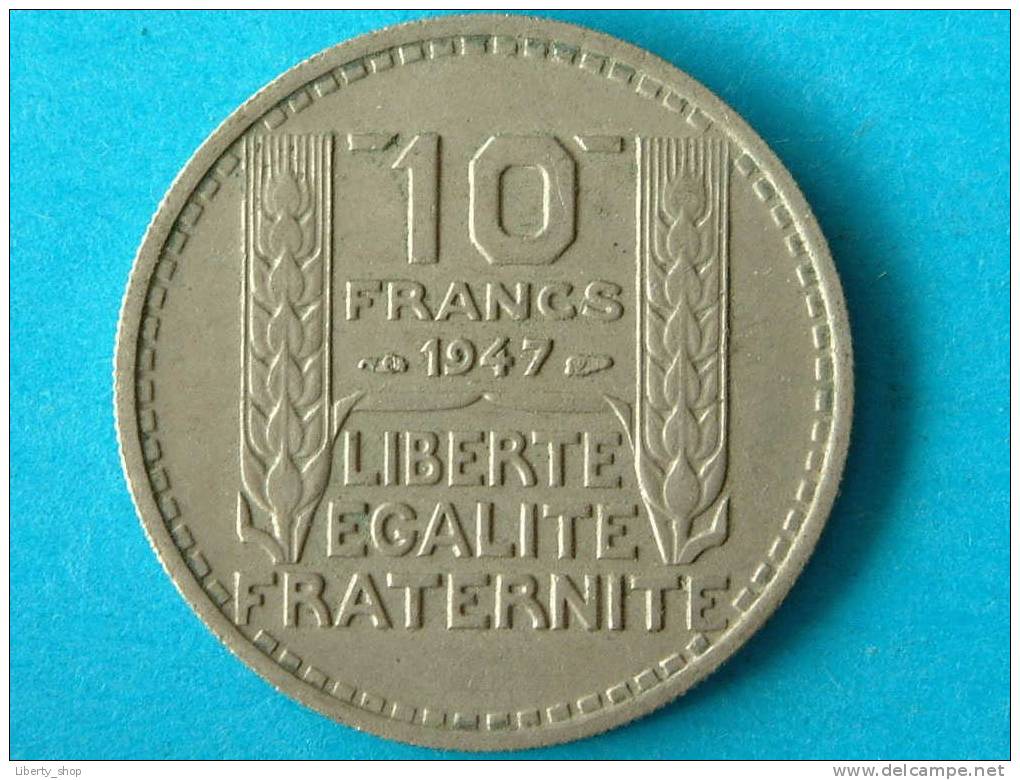 1947 - 10 Francs / KM 908.1 - ( For Grade, Please See Photo ) ! - Autres & Non Classés