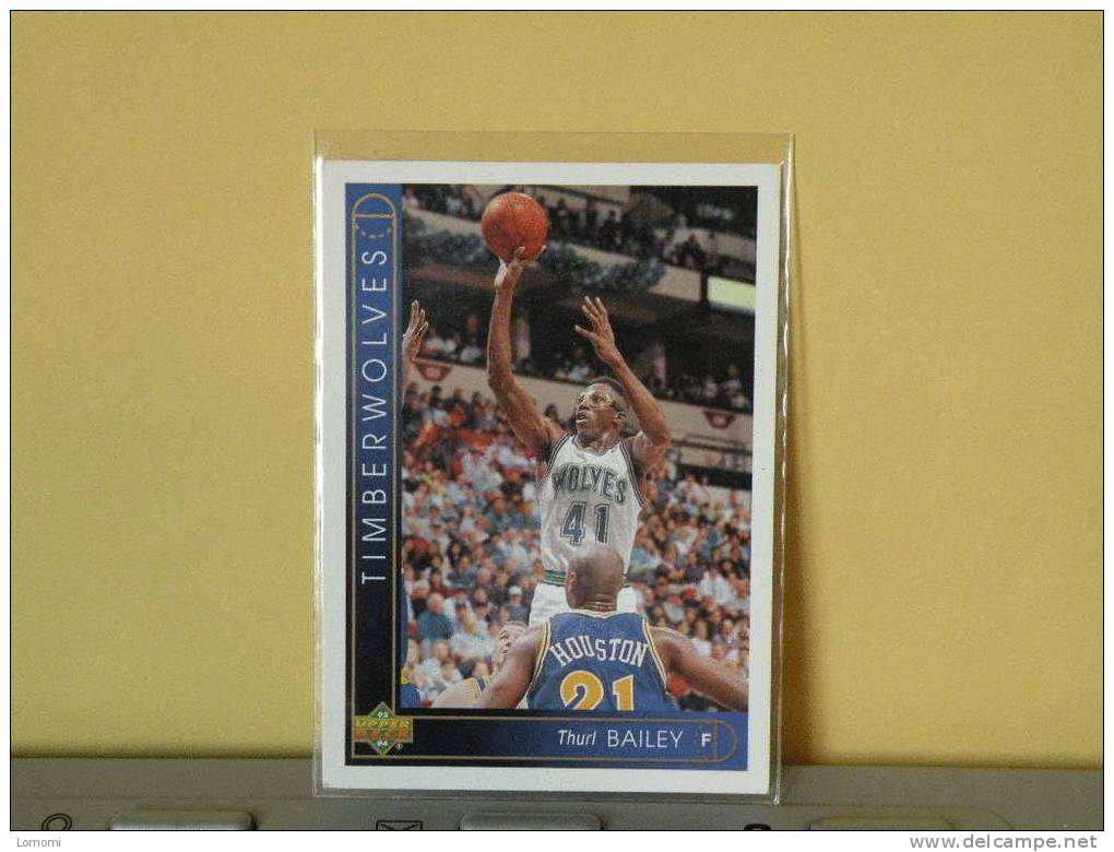 *Carte  Basketball, 1992/93/94 - Thurl BAILEY - N° 144  - 2 Scan - Minnesota Timberwolves