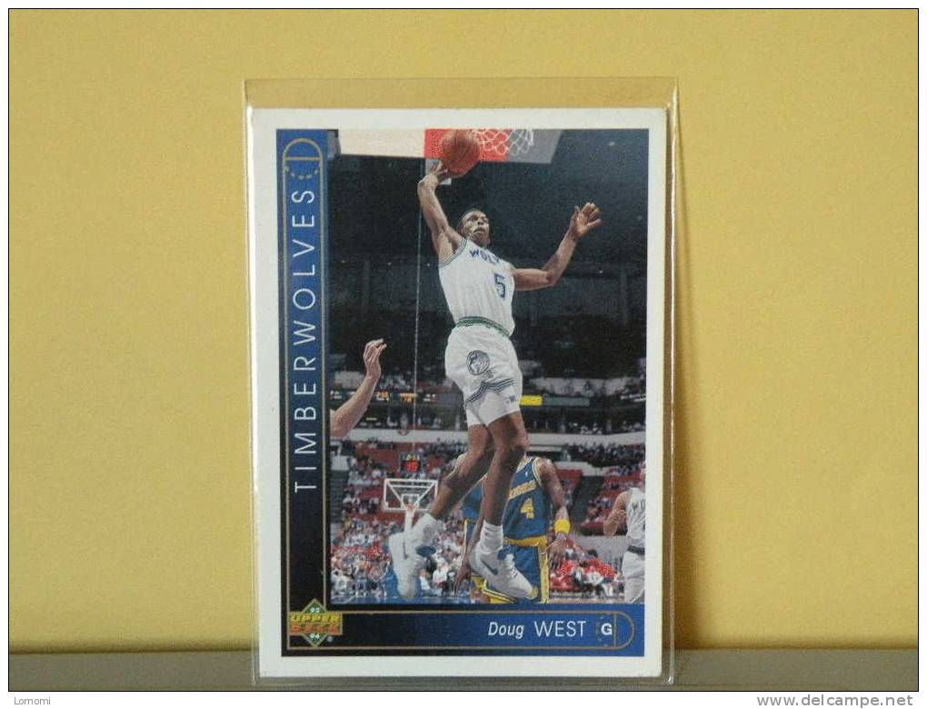 *Carte  Basketball, 1992/93/94 - Doug WEST - N° 18  - 2 Scan - Minnesota Timberwolves