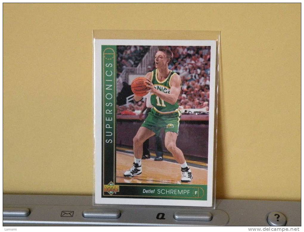 *Carte  Basketball, 1992/93/94 - DETLEF SCHREMPF - N° 112 - 2 Scan - Seattle Supersonics