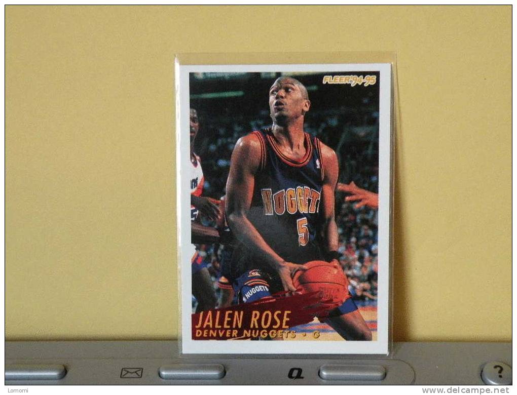 *Carte  Basketball, 1992/93/94/95 - Jalen ROSE - N° 276 - 2 Scan - Denver Nuggets