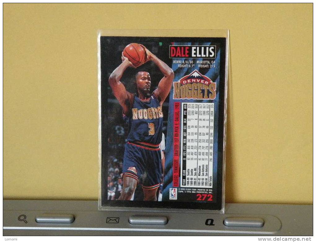 *Carte  Basketball, 1992/93/94/95 - Dale ELLIS - N° 272 - 2 Scan - Denver Nuggets