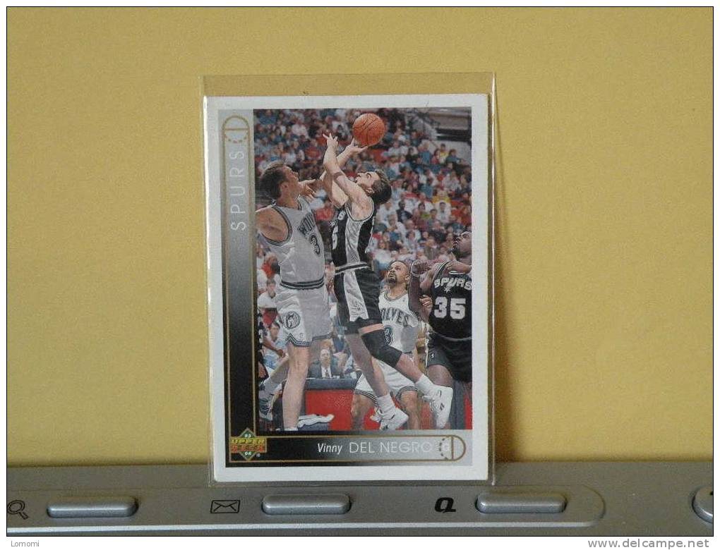 *Carte  Basketball, 1992/93/94/95 - Vinny DEL NEGRO - N° 98 - 2 Scan - San Antonio Spurs