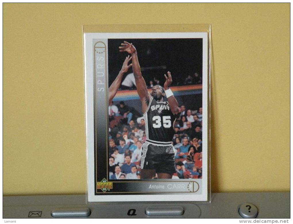 *Carte  Basketball, 1992/93/94/95 - Antoine CARR - N° 59 - 2 Scan - San Antonio Spurs