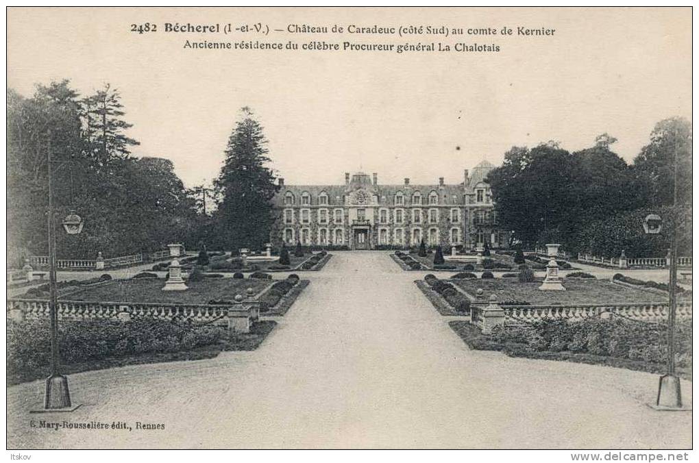 2482 - Bécherel - Château De Caradeuc (côté Sud) - Mary Rousselière - Bécherel