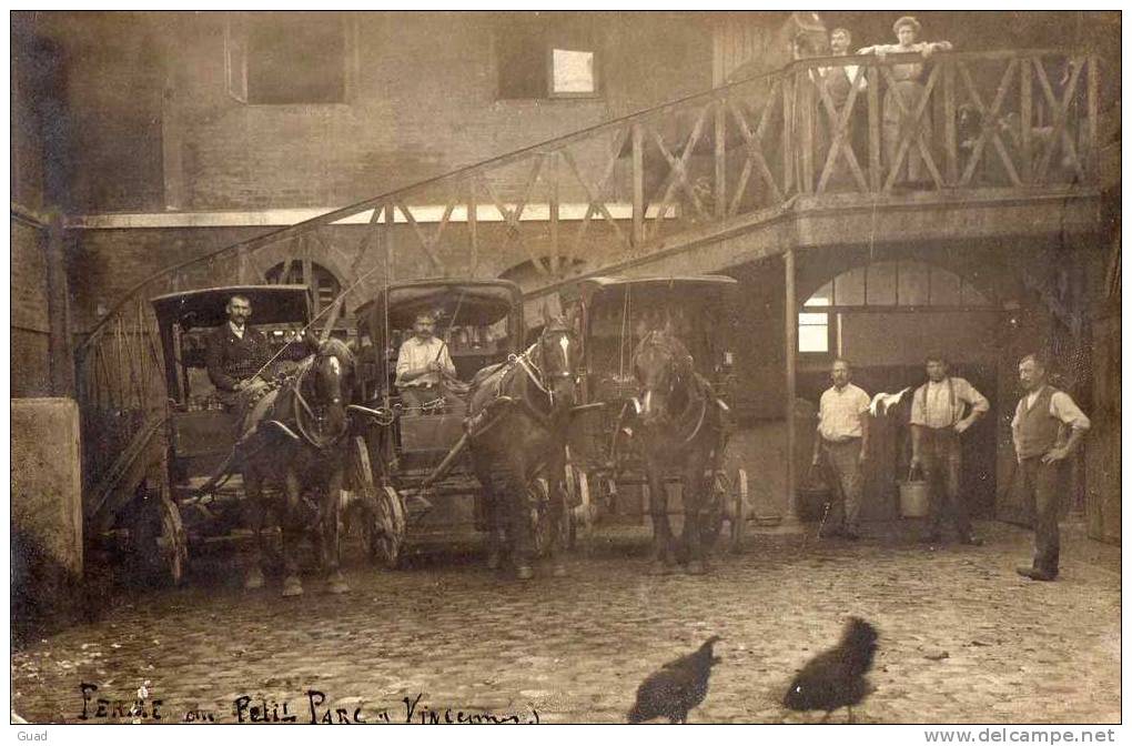 VINCENNES - FERME DU PETIT PARC - SUPERBE CARTE PHOTO - Vincennes