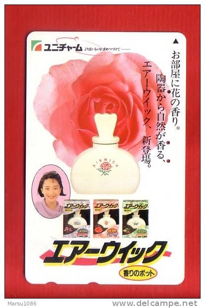Japan Japon Telefonkarte Phonecard -   Parfum Kosmetik Perfume Cosmetics Cosmétique Women Frau Girl Femme - Perfume