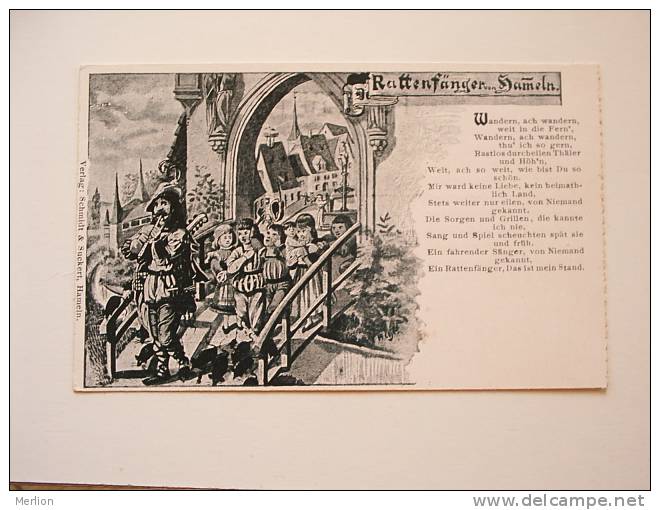 Hamelm - Rattenfänger Von Hameln   Ca 1900    VF  D58685 - Hameln (Pyrmont)