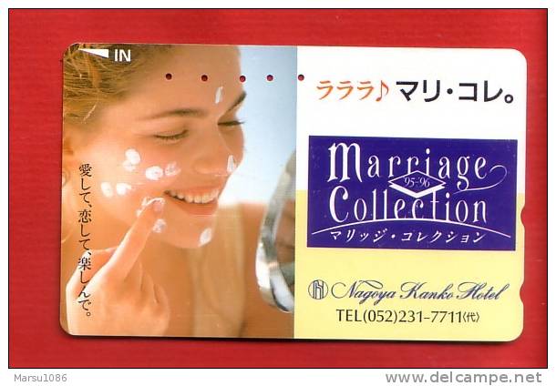 Japan Japon Telefonkarte Phonecard -    Parfum Kosmetik Perfume Cosmetics Cosmétique Women Frau Girl Femme - Parfum