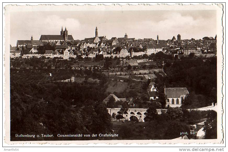 RAR Foto AK Rothenburg O. Tauber 1930 - Rothenburg O. D. Tauber
