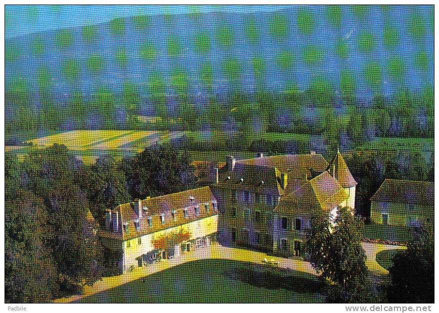 Carte Postale 38. Brangues  Et Le Chateau Vue D'avion Trés Beau Plan - Brangues