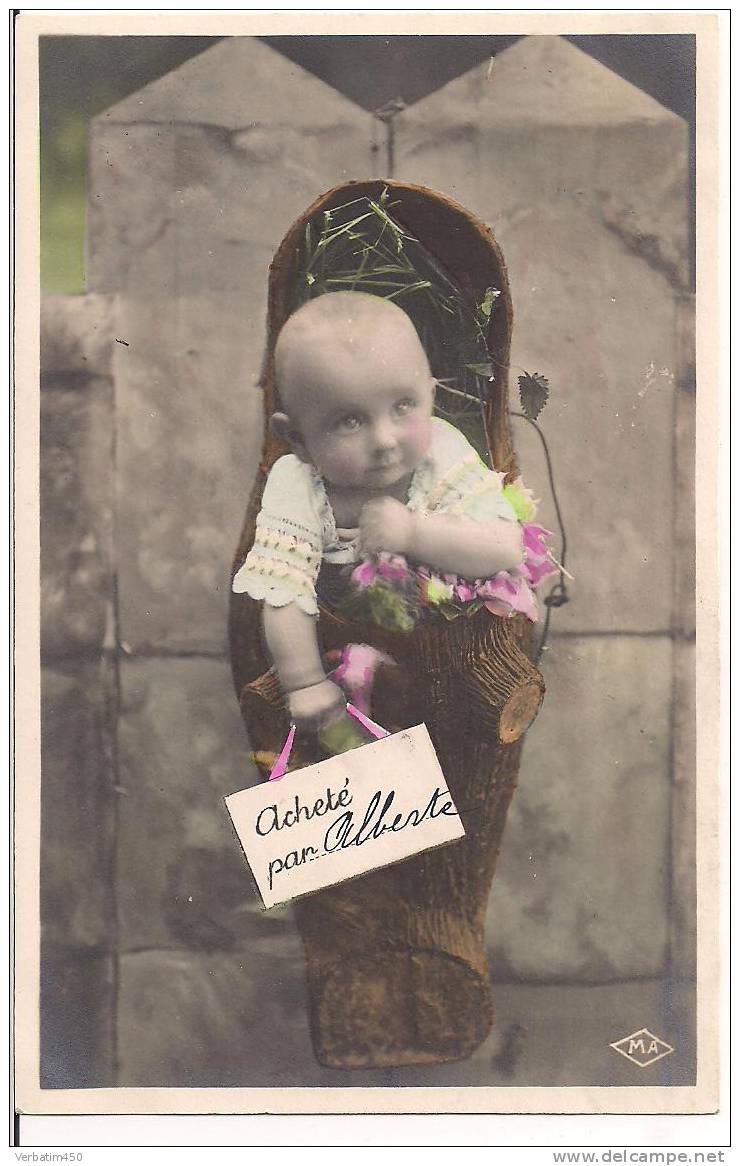 RARISSIME..BEBE ACHETE PAR ALBERTE..1905 - Babies