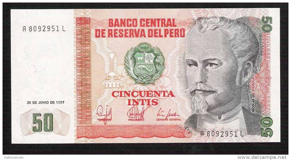 PERU P131b    1000 INTIS   1988   UNC - Peru