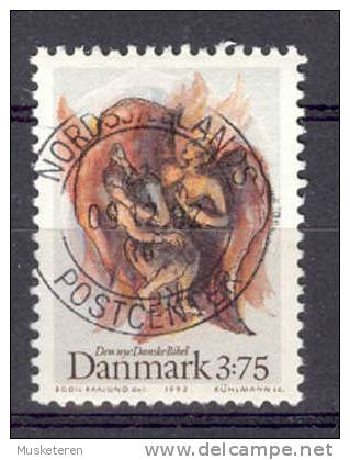 Denmark 1992 Mi. 1043  3.75 Kr Vollendung Der Neuen Dänischen Bibelübersetzung Deluxe Cancel !! - Oblitérés