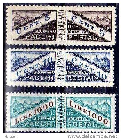 Lupa 876 . SAN MARINO. Colis Postaux Num 42-47 ** - Parcel Post Stamps