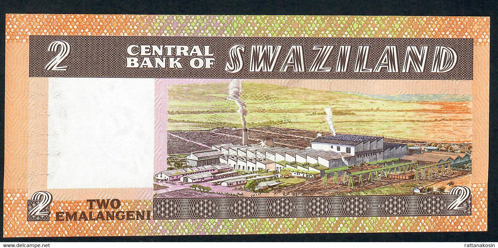 SWAZILAND  P8b  2  EMALANGENI 1984 Signature 3 PREFIX L     UNC. - Swaziland