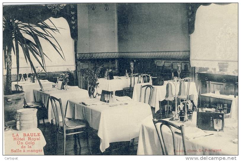 CPA 44 LA BAULE - HOTEL ROYAL - Un Coin De La Salle à Manger ( 1904 ) - La Baule-Escoublac