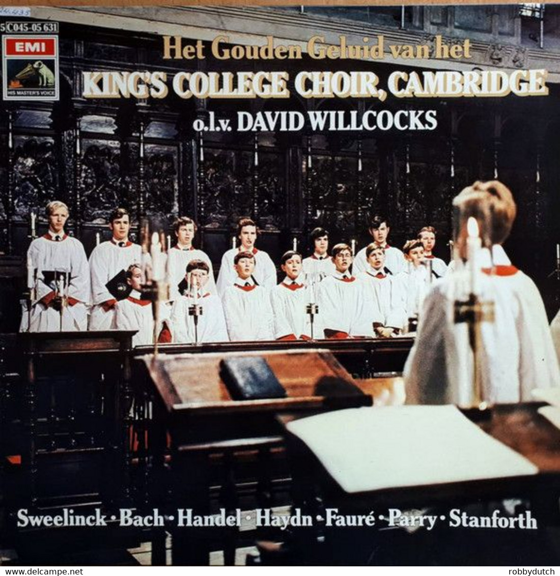 * LP *  HET GOUDEN GELUID VAN KING'S COLLEGE CHOIR, CAMBRIDGE (Holland 1974 Ex-!!!) - Gospel En Religie