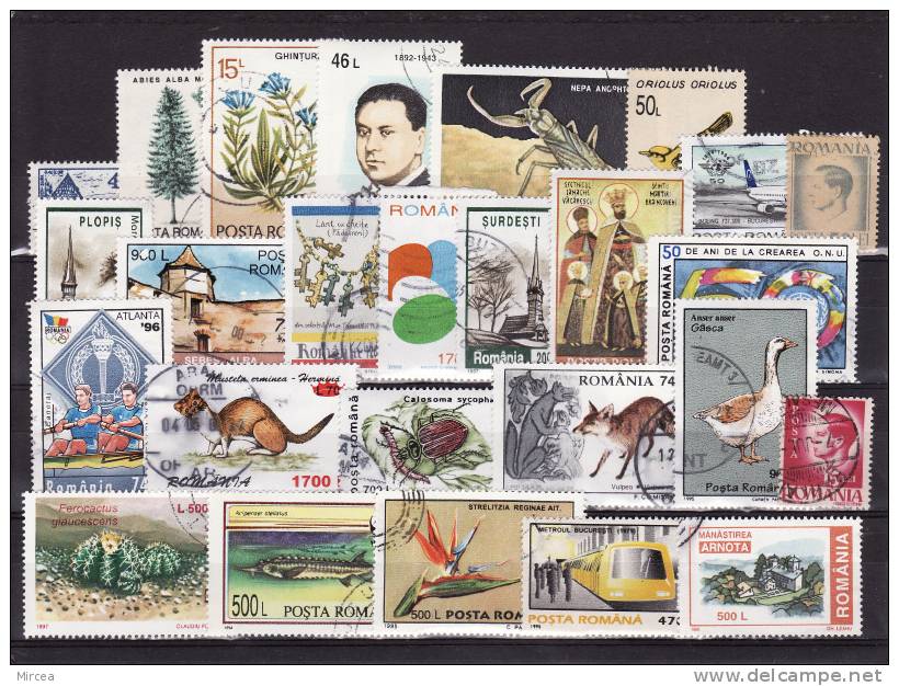 4318 - Lot Timbres Roumanie - Collections (sans Albums)