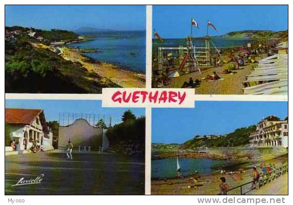 64 GUETHARY Vue Generale La Plage Le Fronton Le Casino Et Plage - Guethary