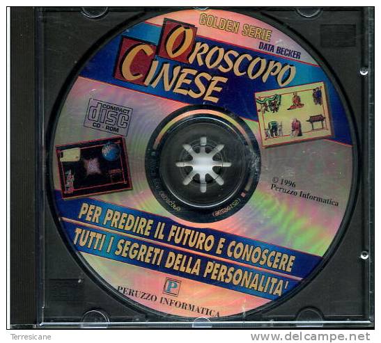 CD ROM OROSCOPO CINESE PREDIRE IL FUTURO E CONOSCERE LA PERSONALITA´ PERUZZO EDITORE - CDs