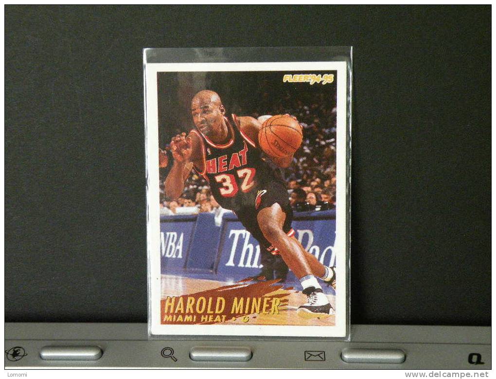 Carte  Basketball US 1992/93/94/95/96 - Harold MINER - N° 121 - 2 Scan - Miami Heat