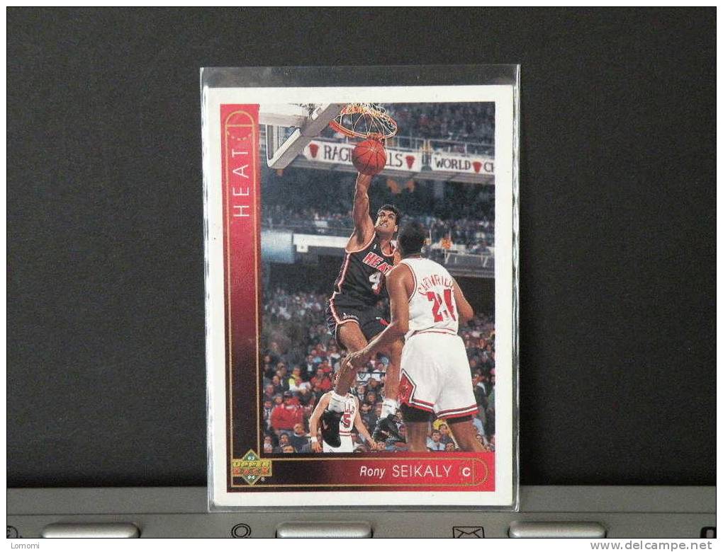 Carte  Basketball US 1992/93/94/95/96 - Rony SEIKALY - N° 160 - 2 Scan - Miami Heat