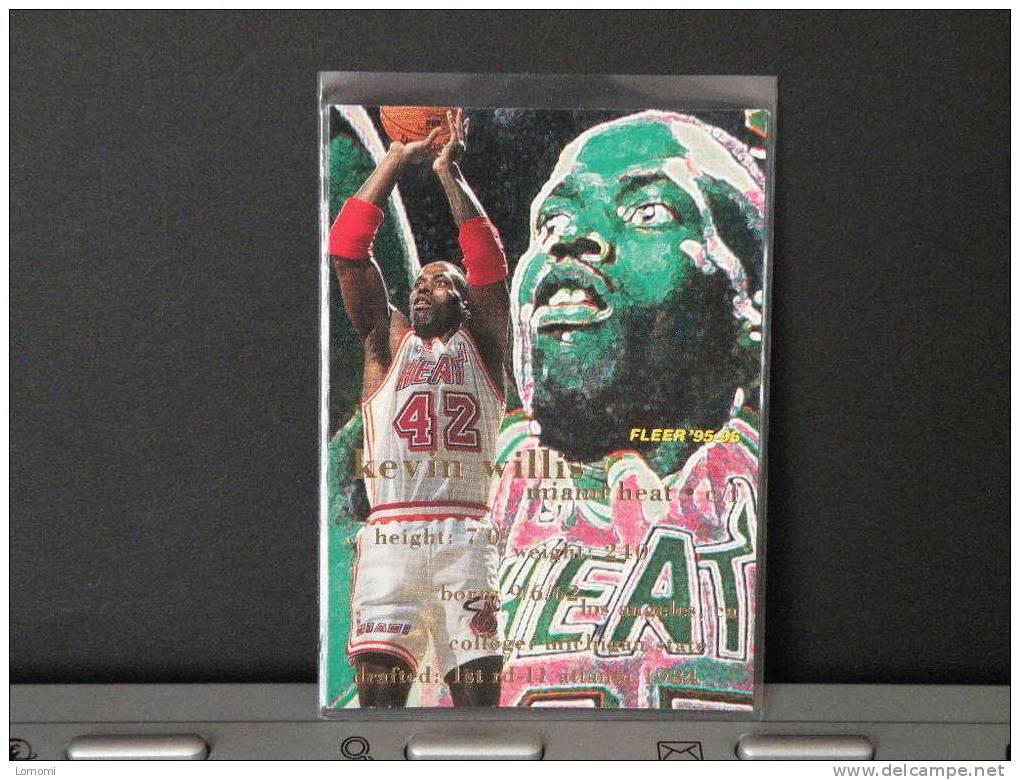 Carte  Basketball US 1992/93/94/95/96 - Kevin WILLIS - N° 99 - 2 Scan - Miami Heat