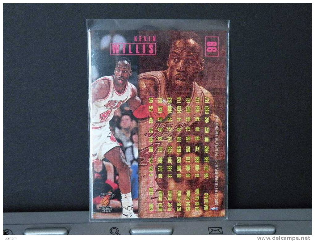 Carte  Basketball US 1992/93/94/95/96 - Kevin WILLIS - N° 99 - 2 Scan - Miami Heat