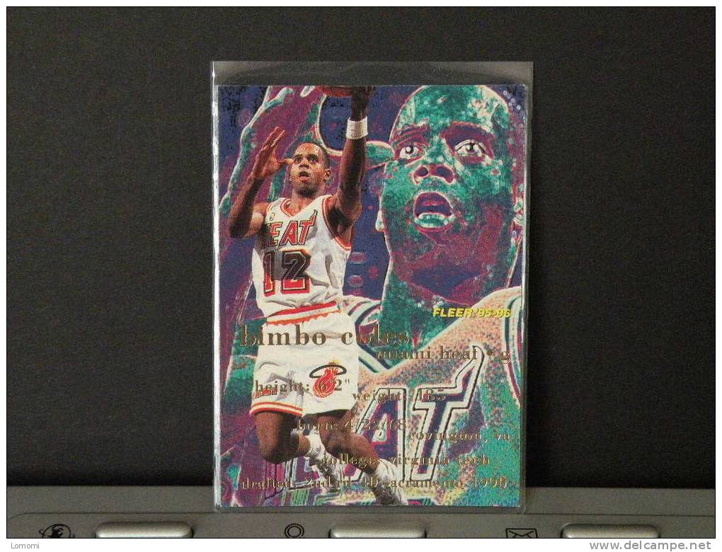 Carte  Basketball US 1992/93/94/95/96 - Bimbo COLES - N° 93 - 2 Scan - Miami Heat