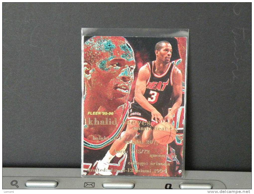 Carte  Basketball US 1992/93/94/95/96 - Klalid REEVES - N° 96 - 2 Scan - Miami Heat