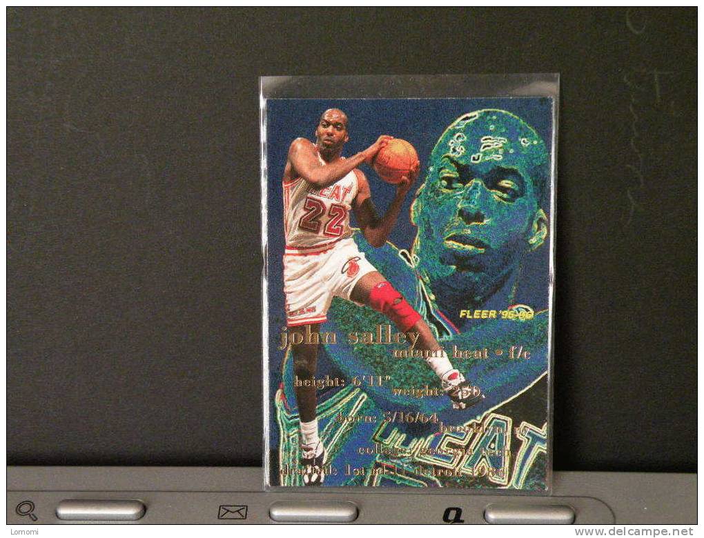 Carte  Basketball US 1992/93/94/95/96 - John SALLEY - N° 98 - 2 Scan - Miami Heat