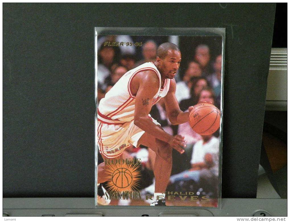 Carte  Basketball US 1992/93/94/95/96 - Khalid REEVES - N° 219 - 2 Scan - Miami Heat