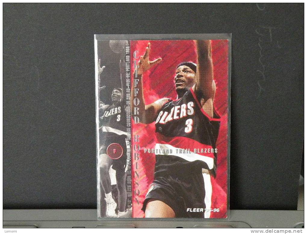 Carte  Basketball US 1992/93/94/95/96 - Blazers - Clifford ROBINSON - N° 154 - 2 Scan - Sonstige & Ohne Zuordnung