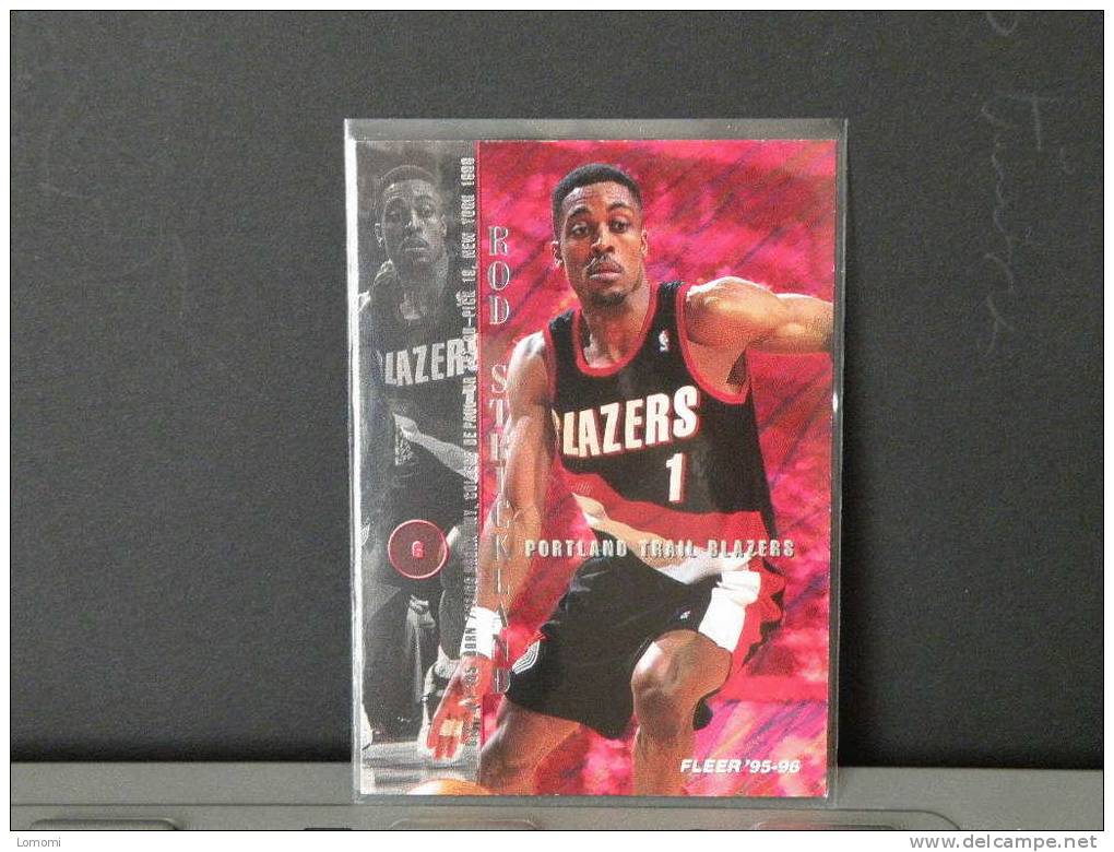 Carte  Basketball US 1992/93/94/95/96 - Blazers - Rod STRICKLAND - N° 156 - 2 Scan - Autres & Non Classés