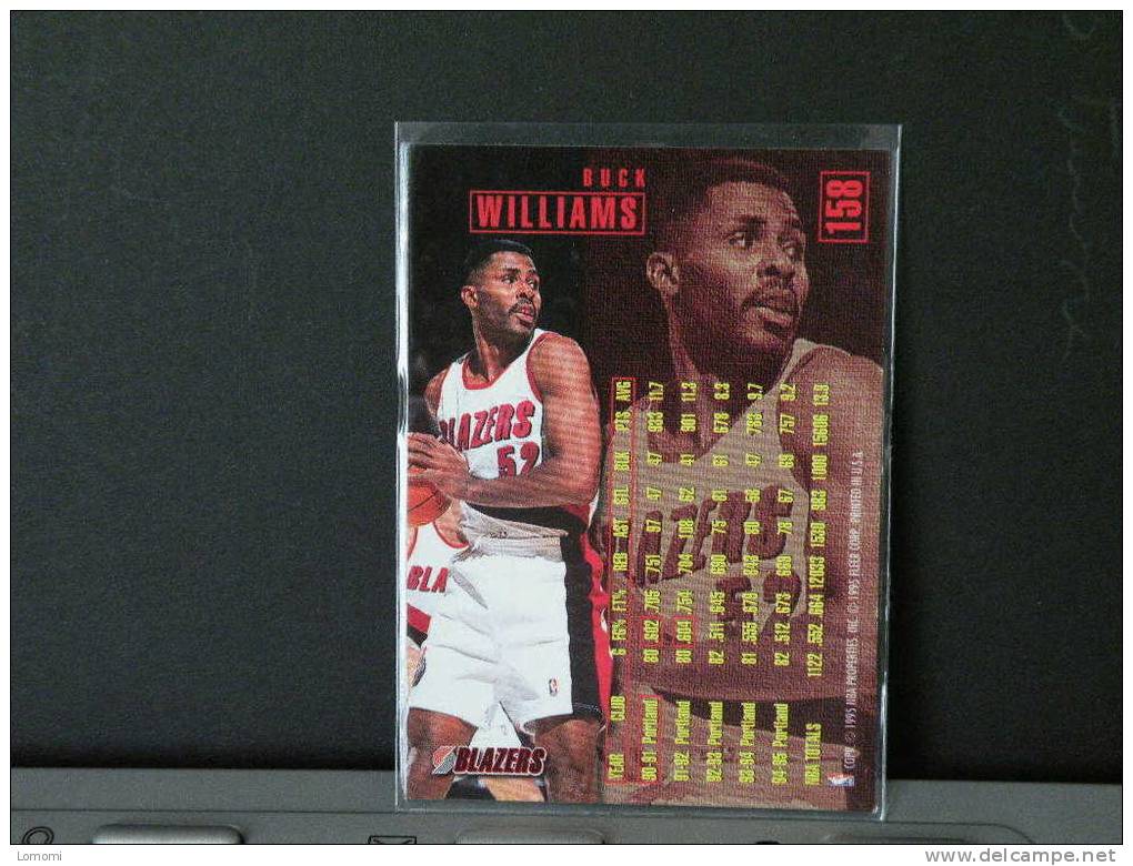 Carte  Basketball US 1992/93/94/95/96 - Blazers - Buck WILLIAMS - N° 158 - 2 Scan - Autres & Non Classés