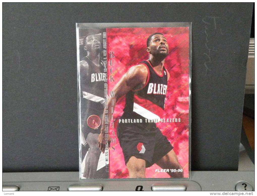 Carte  Basketball US 1992/93/94/95/96 - Blazers - Buck WILLIAMS - N° 158 - 2 Scan - Autres & Non Classés