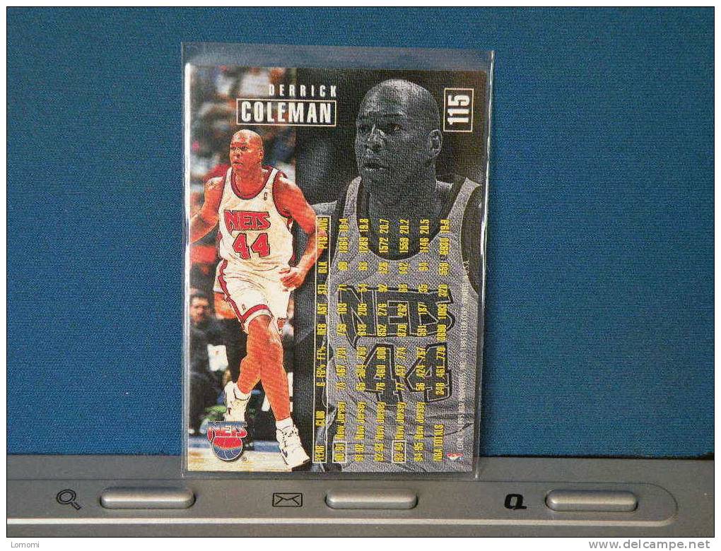 Carte  Basketball US 1992/93/94/95/96 - Derrick Coleman - N° 115  - 2 Scan - New Jersey Nets