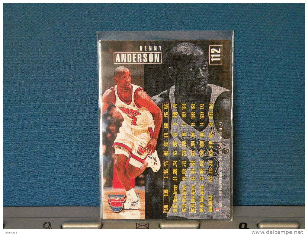 Carte  Basketball US 1992/93/94/95/96 - Kenny Anderson - N° 112  - 2 Scan - New Jersey Nets