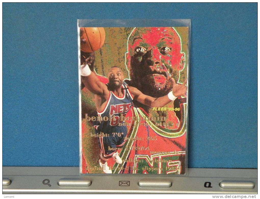 Carte  Basketball US 1992/93/94/95/96 - Benoit Benjamin - N° 113  - 2 Scan - New Jersey Nets