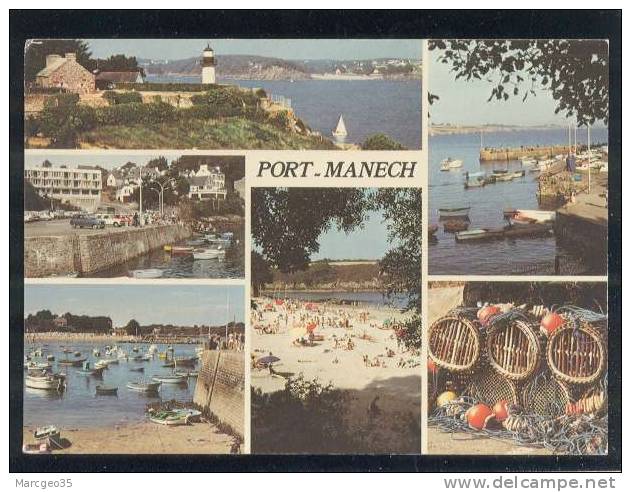 Port Manech En Nevez Multivue édit. Belles édit.de Bretagne N° 10058 Belle Cpsm - Névez