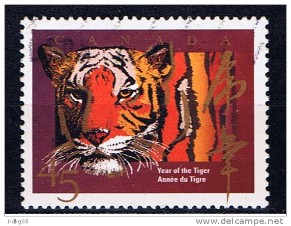 CDN Kanada 1998 Mi 1652 Tiger - Oblitérés