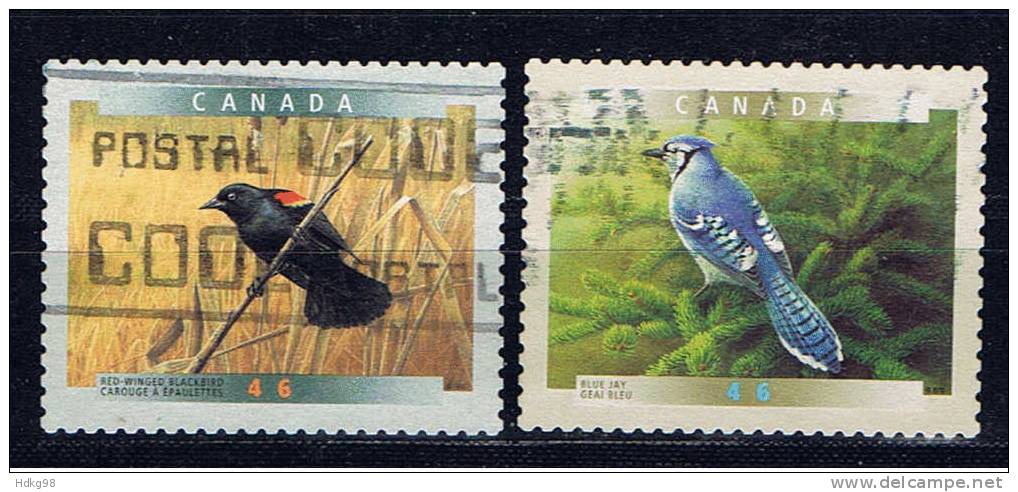 CDN Kanada 1999 Mi 1747-48 1750 Vögel - Oblitérés