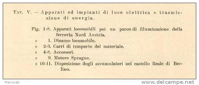 H.GÖRGES E K.ZICKLER:ELETTROTECNICA- 102 INCISIONI-ATLANTE 6 TAVOLE LITOGRAFICHE-ELETTRICITA' -LAMPIONI-1894-