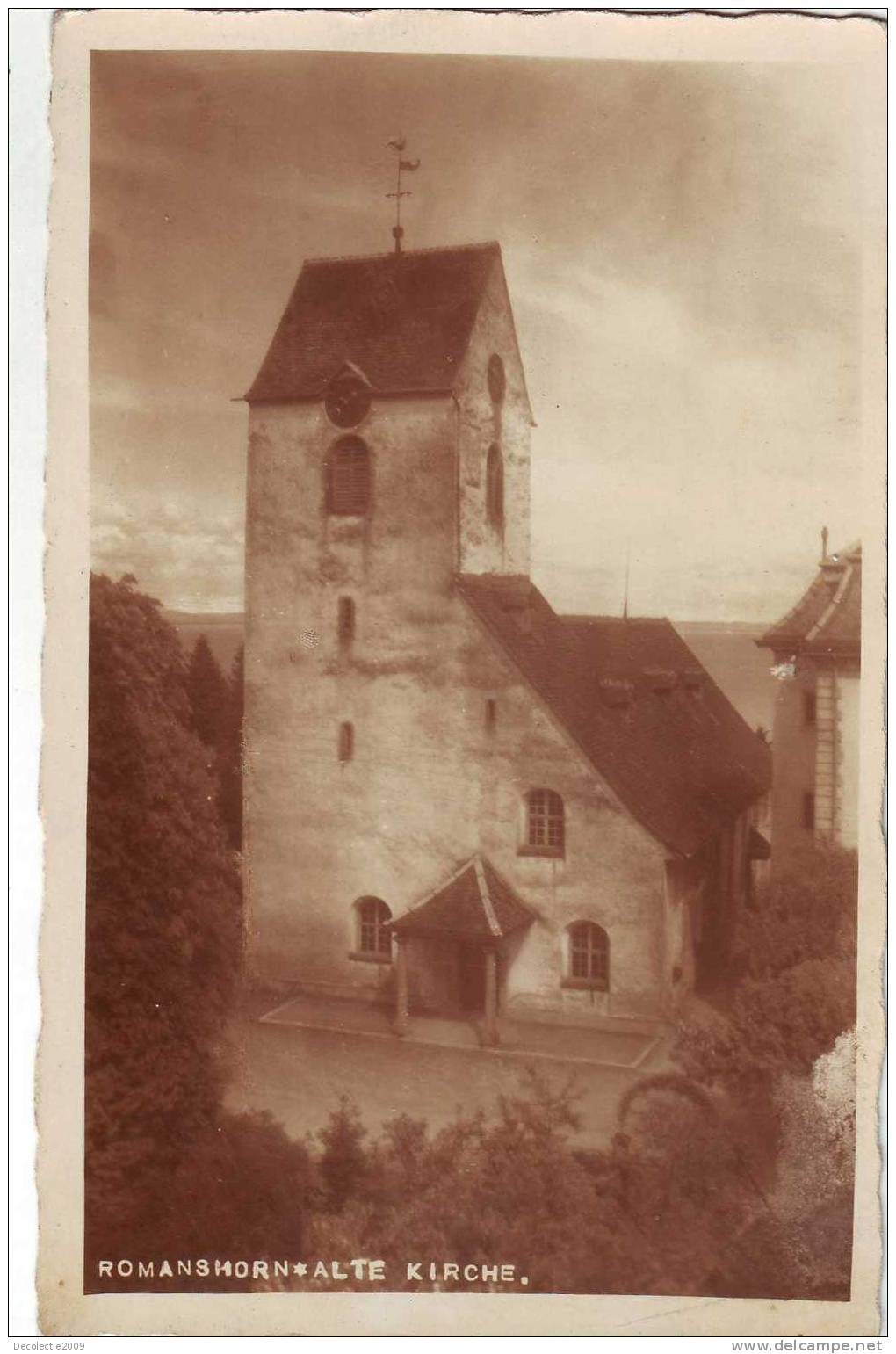 ZS3811 Switzerland Thurgovia Romanshorn Alte Kirche Not Used PPC - Romanshorn