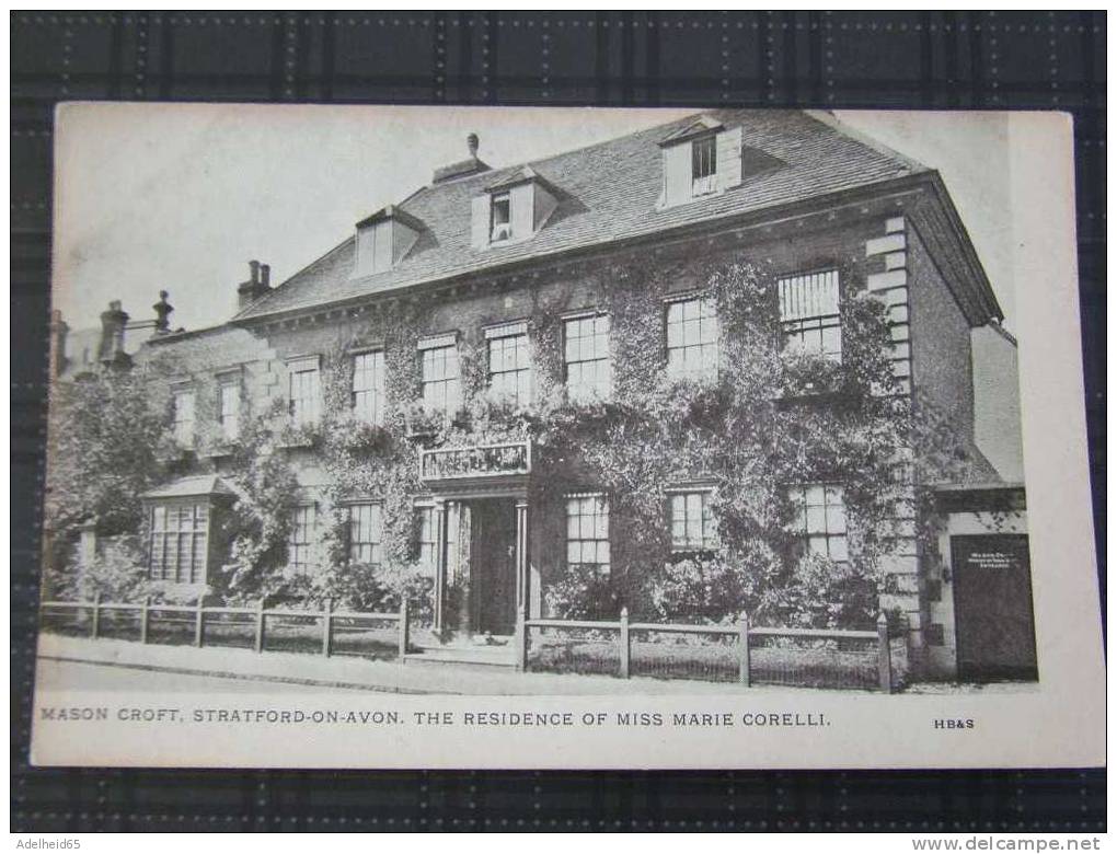 Mason Croft Stratford-on-Avon Residence Of Miss Marie Corelli HB&S - Stratford Upon Avon